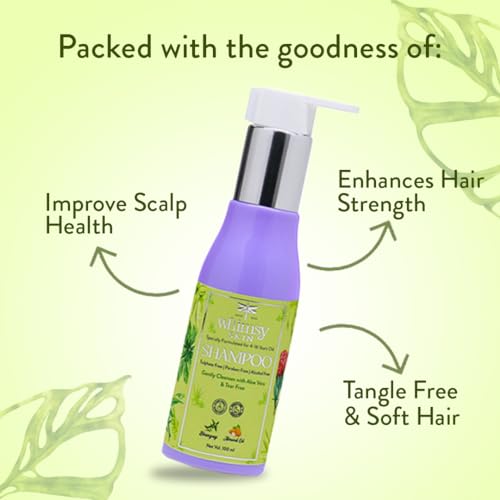 Whimsy Cleansing Naturally Derived Shampoo For Kid and Teens 100 ML (4-16 Years)(FROM INDIA)NUZ - View 4 of 4