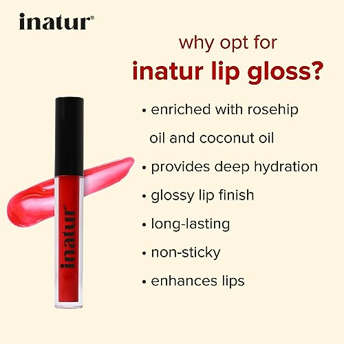 inatur Lip Gloss (Glam Pink) (FROM INDIA)SAB - View 2 of 3
