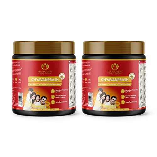Maharishi Ayurveda Authentic Chyavanprash | 5X Immunity, Strength &amp; Stamina | Chyawanprash With Pure Vanshlochan (500Gm- Pack of 2)(FROM INDIA)NUZ - Shop at Colombo Mall