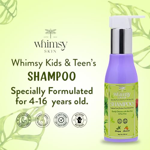 Whimsy Cleansing Naturally Derived Shampoo For Kid and Teens 100 ML (4-16 Years)(FROM INDIA)NUZ - View 2 of 4
