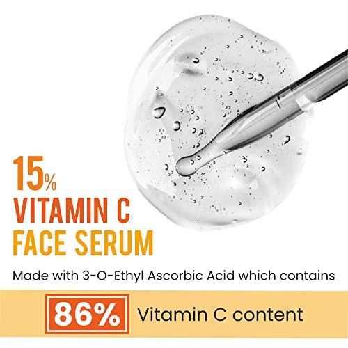 Biofaith 15% Vitamin C Face Serum With Mushroom Extract &amp; Hyaluronic Acid | Pure Ethyl Ascorbic Acid For Skin Repair 30ml (FROM INDIA)SAB - View 3 of 3