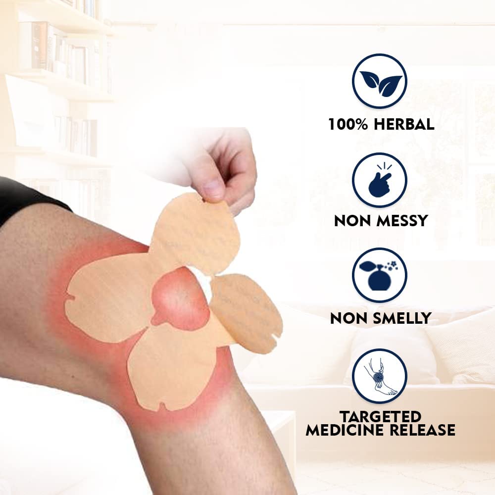 Viopatch Herbal Knee Pain Relief Patch (Pack of 5 Patches) | Instant Relief from Knee Pain| Natural | No Side Effects(FROM INDIA)NUZ - View 2 of 3