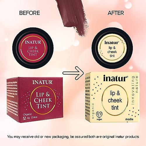 inatur Mocha Lip &amp; Cheek Tint 4g, Natural and Organic, Vegan And Cruelty-Free, Hydrates And Nourishes Dry Lips, Long-Lasting, Water proof (FROM INDIA)SAB - View 3 of 3