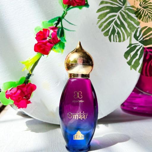 Arochem Taj Edition Omaar Pure Attar Perfume -pack Of 2 (9ml Each), No Alcohol Unisex Perfume Roll On For Men And Women (FROMINDIA)SAB - View 2 of 3