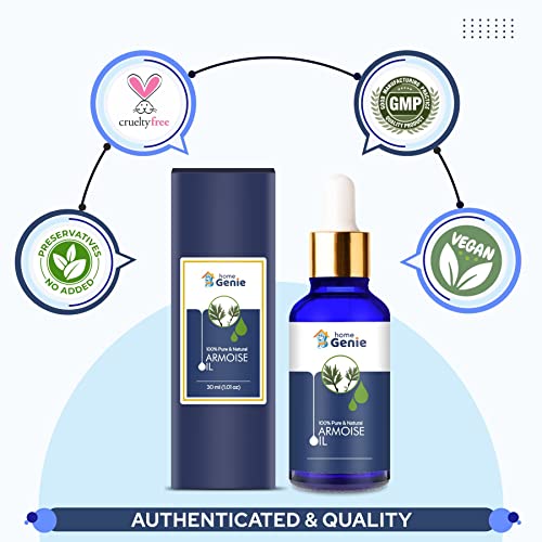 Home Genie Armoise Oil 100% Natural Pure Undiluted Uncut Essential Oil - 15ml(FROM INDIA)JEZ - View 2 of 4
