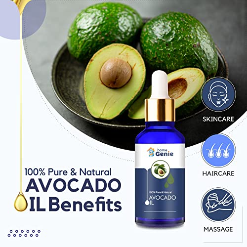 Home Genie Avocado Oil 100% Natural Pure Undiluted Uncut Carrier Oil - 15ml - View 2 of 3