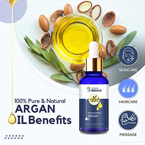 Home Genie Argan (Argania Spinosa) Oil|100% Pure &amp; Natural Undiluted Essential Oil - 15ml - View 2 of 4