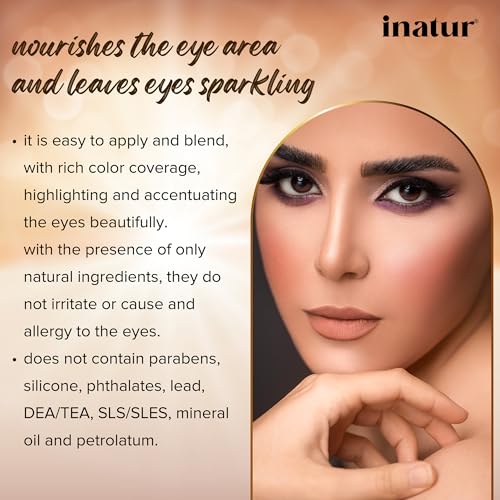 inatur Brown Kajal 3.5g, Vegan, Organic, Long- Lasting, Smudge-Proof, Eye Kohl for Makeup (FROM INDIA)SAB - View 2 of 3