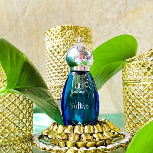 Arochem Taj Edition Sultan Pure Attar Perfume -Pack Of 2 (9ml Each), No Alcohol Unisex Perfume Roll-On For Men And Women (FROMINDIA)SAB - View 2 of 3