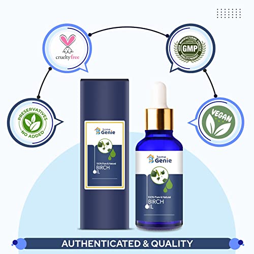 Home Genie Birch (Betula) Oil|100% Pure &amp; Natural Undiluted Essential Oil - 15ml(FROM INDIA)JEZ - View 2 of 3
