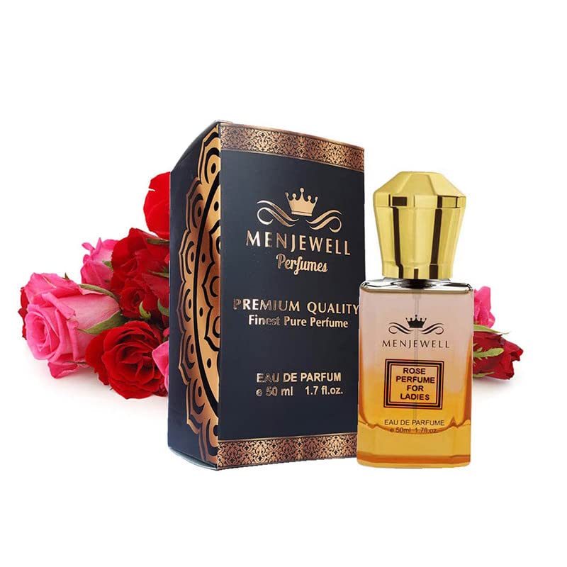 Menjewell Rose Perfume For Women Long Lasting Fragrance Spray - View 3 of 4