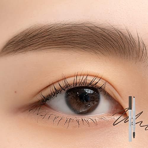 rom&amp;nd HAN ALL FLAT BROW w1 gentle brown, Dual-Sided, Fine Tip, Shapes &amp; Defines &amp; Fills Brows, for All Brows from Dark Brown to Blonde, Natural Makeup, Angled Tip Applicator, K-Cosmetics FROM DUBAI (SAM) - View 3 of 3