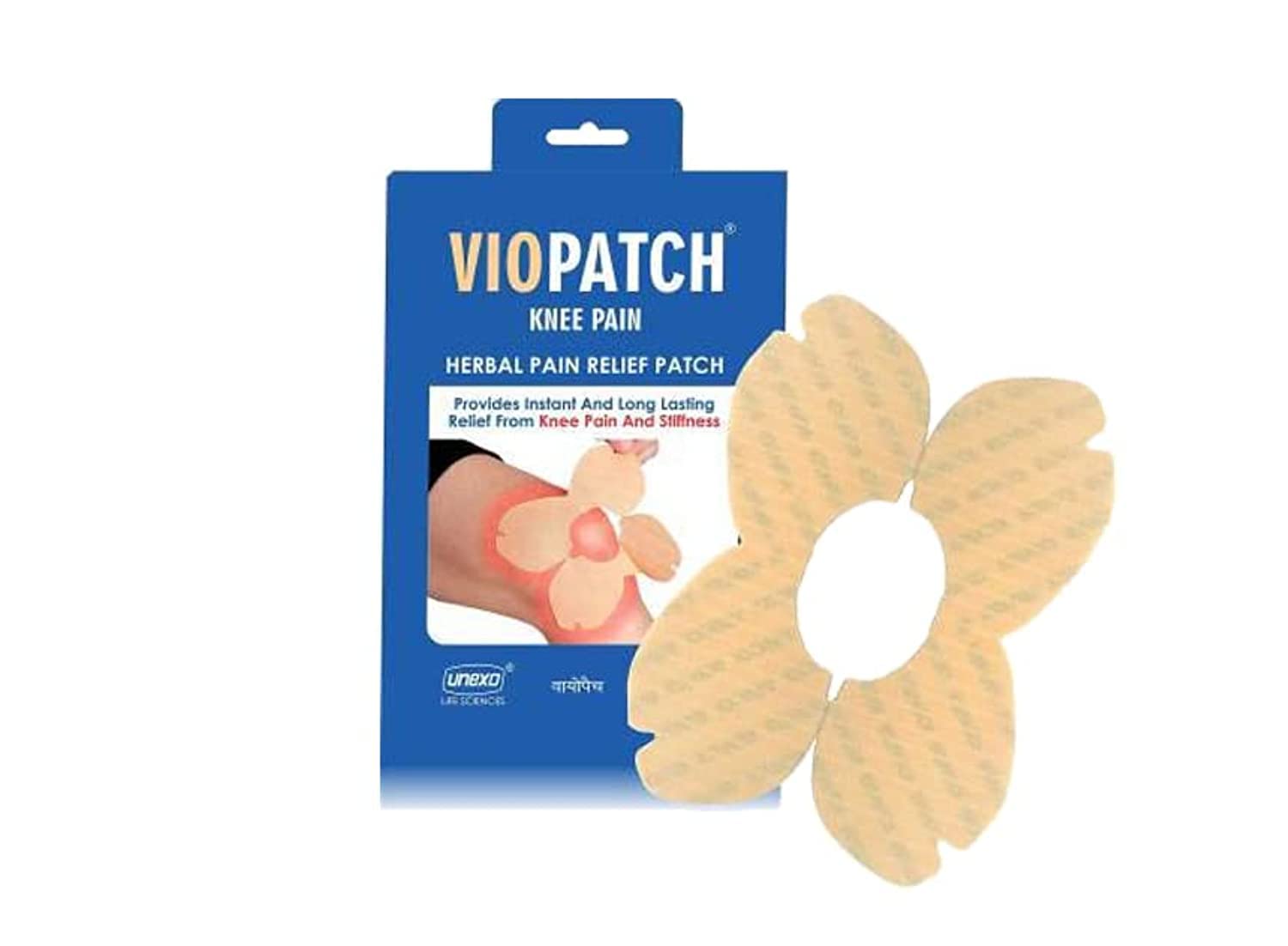 Viopatch Herbal Knee Pain Relief Patch (Pack of 5 Patches) | Instant Relief from Knee Pain| Natural | No Side Effects(FROM INDIA)NUZ - Related product
