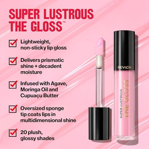 Revlon Super Lustrous No. 210 Lip Gloss - 3.8 ml, Pinkissimo FROM DUBAI (SAM) - View 3 of 3
