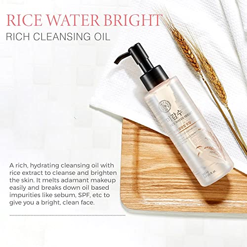 The Face Shop Rice Water Bright Rich Cleansing Oil with Rice Water to Brighten the Skin Soap Wort for Deep Cleansing Moringa Oil for Moisturization, Remove Heavy Makeup and Impurities, 150ml (FROM INDIA)SAB - View 3 of 3
