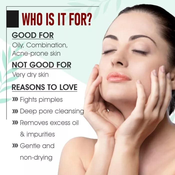 Glorify Salicylic Acid Face Wash | Glycolic Acid Face Wash | Brighten Skin Tone, Refine Pores &amp; Control Oil - 100 ml + De-Tan Face Scrub, 5-in-1 Facial Solution - Reduce Acne &amp; Pimples, 200gm (FROM INDIA)SAB - View 3 of 3