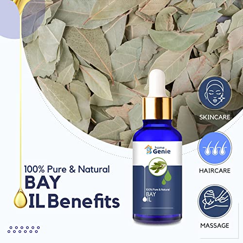 Home Genie Bay Laurel Leaf (Laurus Nobilis) Oil|100% Pure &amp; Natural Undiluted Essential Oil - 15ml(FROM INDIA)JEZ - View 3 of 4