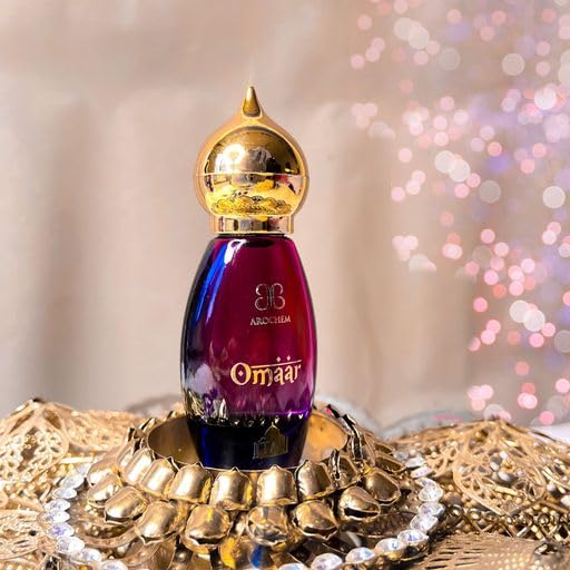 Arochem Taj Edition Omaar Pure Attar Perfume -pack Of 2 (9ml Each), No Alcohol Unisex Perfume Roll On For Men And Women (FROMINDIA)SAB - View 3 of 3