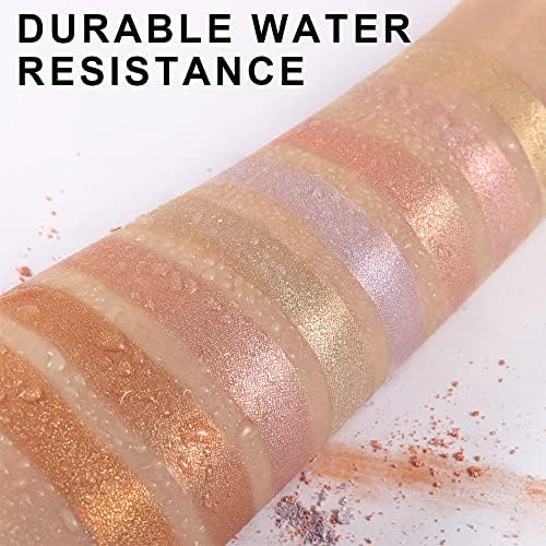 evpct 8 Colors Highlighter Makeup Palette for Face Highlighters &amp; Luminizers iluminadores de maquillaje profesional Gold Cheek Diamond Shimmer Stick Glitter Contour Bronzer and Highlighter Palette FROM DUBAI (SAM) - View 3 of 3