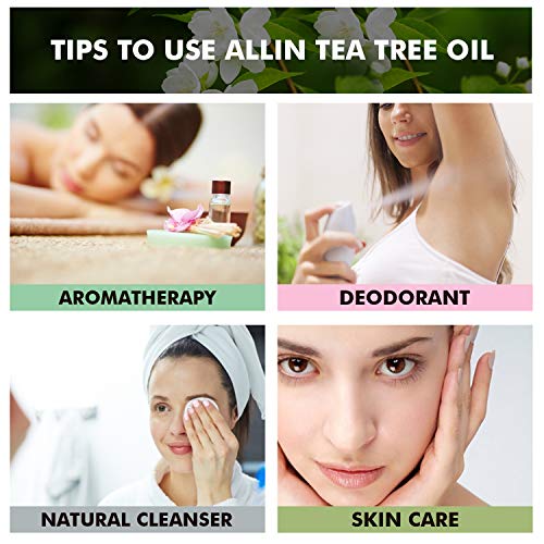Allin Exporters Tea Tree Essential Oil Undiluted &amp; Pure Aromatherapy Therapeutic Grade for Healthy Skin Hair &amp; Face (30 ML)(FROM INDIA)NUSS - View 3 of 4