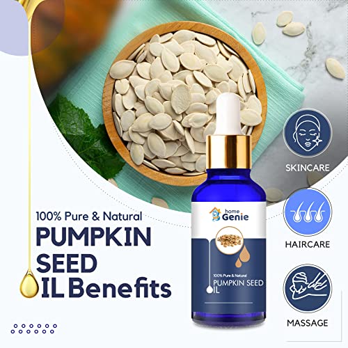 Home Genie Pumpkin Seed Oil 100% Natural Pure Undiluted Uncut Essential Oil - 30 ML(FROM INDIA)JEZ - View 3 of 4