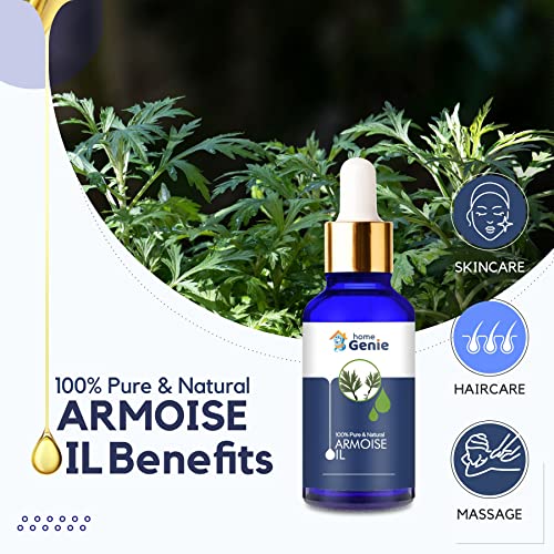 Home Genie Armoise Oil 100% Natural Pure Undiluted Uncut Essential Oil - 15ml(FROM INDIA)JEZ - View 3 of 4