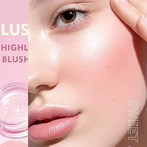 Moisturizing Color Changing Lip and Blush Gloss Gel, Korean Natural Dewy Glossy Shiny Flash Cream Blush for Cheeks Makeup   FROM DUBAI (SAM) - View 3 of 3