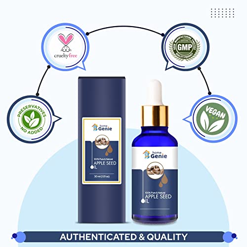 Home Genie Apple Seed (Malus Domestica Pyrus Malus) Oil|100% Pure &amp; Natural Undiluted Carrier Oil - 15ml(FROM INDIA)JEZ - View 2 of 4