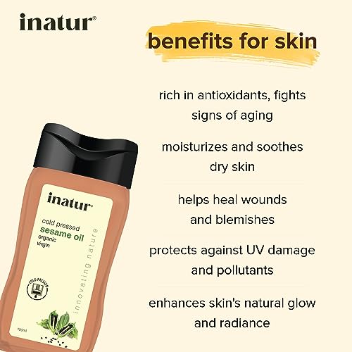 Inatur Sesame Oil, 100ml (FROM INDIA)SAB - View 3 of 3