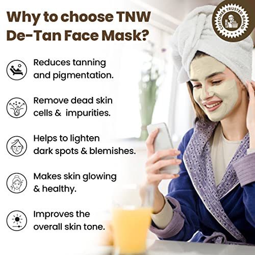 TNW-The Natural Wash DE-Tan Face Pack for Glowing &amp; Radiant Skin | Effective Tan Removal Face Pack | Anti-Tan Face Pack with Orange Extract | 50g - View 3 of 4