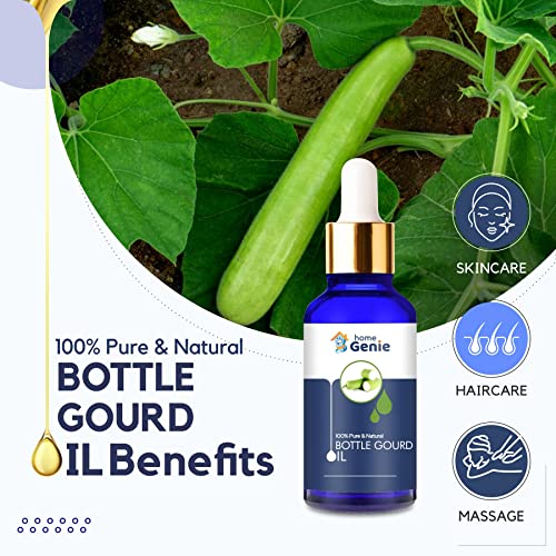 Home Genie Bottle Gourd (Lagenaria Siceraria) Oil|100% Pure &amp; Natural Undiluted Essential Oil - 15ml(FROM INDIA)JEZ - View 3 of 4