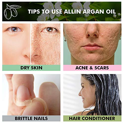 Allin Exporters Argan Oil Natural Grade for Face, Hair, Skin, Nails Moisturising &amp; Hydrating For All Skin &amp; Hair Types (15ml)(FROM INDIA)NUSS - View 3 of 4