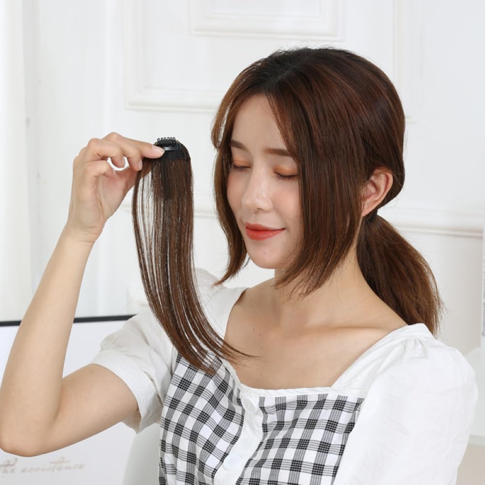 Secret Lives Light Brown Clip In Synthetic Hair Sides Bang 2 pcs(FROM INDIA)NUZ - View 2 of 3