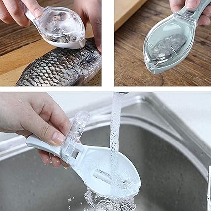 Gambit Kitchen Fish Scale Scraper/Scale Remover/Fish Skin Peeler (Multicolor) - View 3 of 6
