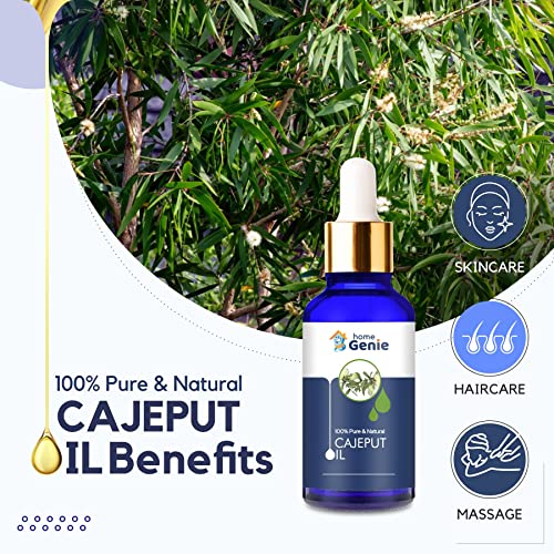 Home Genie Cajeput Oil|100% Pure &amp; Natural Undiluted Essential Oil - 15ml(FROM INDIA)JEZ - View 3 of 4