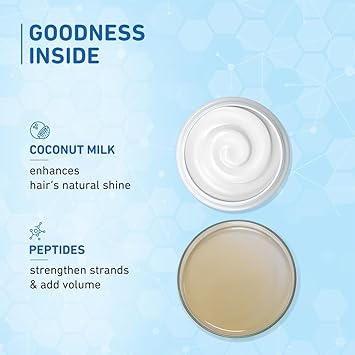 Plum Coconut Shampoo for Dull Hair with Coconut Milk and Peptides for Strong &amp; Shiny Hair I 22x shine I Soft, silky hair I Shampoo for Women and Men | 250ml - View 2 of 9