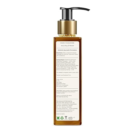 Forest Essentials Hair Cleanser Amla Honey &amp; Mulethi | Ayurvedic Natural Shampoo | For Dull Dry Hair | Controls Hair Thinning &amp; Breakage | Sulphate &amp; Paraben Free - View 2 of 6