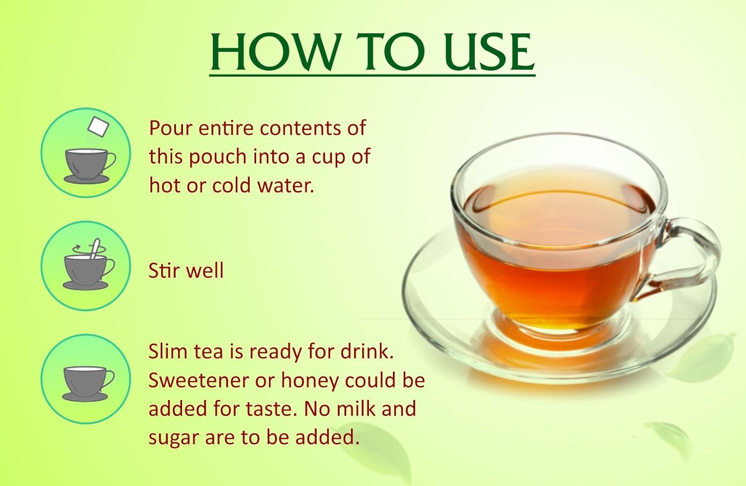 Weight Loss Green Tea |Tea with Natural Herbs| WEIGHT LOSS SLIM TEA 100% NATURAL |Slimming Tea |Green Tea for Weight Loss Herbal tea Supplement Cleanse - View 3 of 4