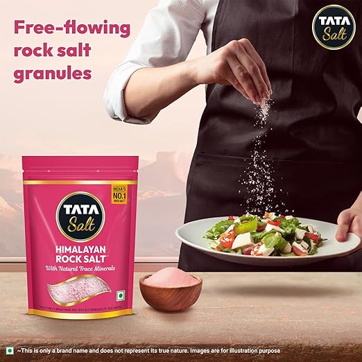 Tata Salt Himalayan Rock Salt, Premium Sendha Namak, with Natural Trace Minerals, 1kg Pouch - View 4 of 6