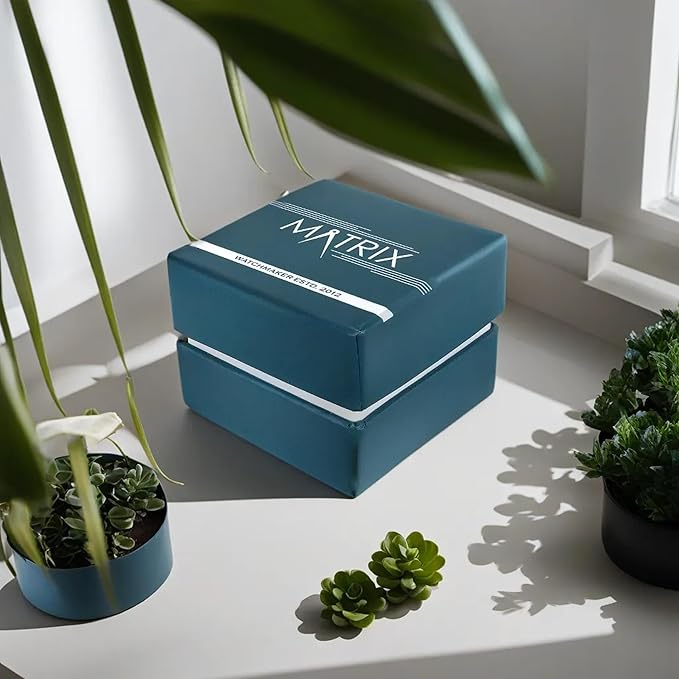 Matrix Blue, Black &amp; Silver Dial, Day &amp; Date Functioning, Stainless Steel Strap Analog Watch for Men &amp; Women - View 2 of 5