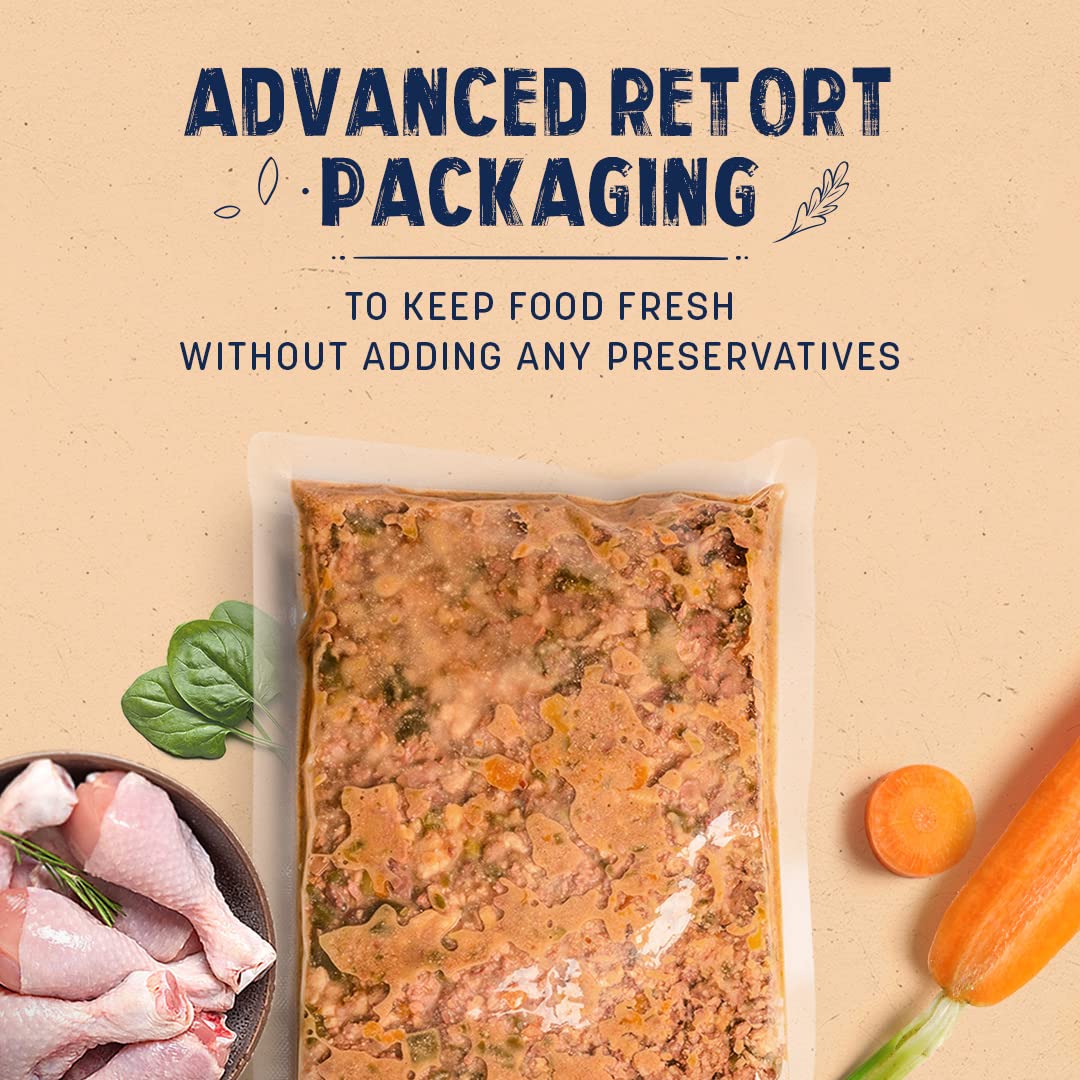 HUFT Sara's Wholesome Food - Grain-Free Chicken and Turkey Dog Food | Human Grade Ingredients | Gluten Free | Balanced Meal | Suitable for Adults &amp; Puppies - 100 gm - View 2 of 3