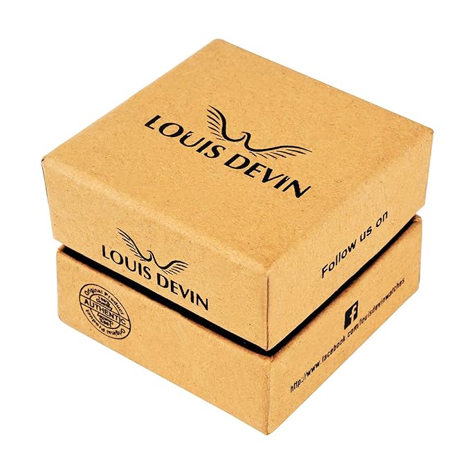 LOUIS DEVIN WT030 Leather Strap Analog Wrist Watch for Men - View 2 of 5