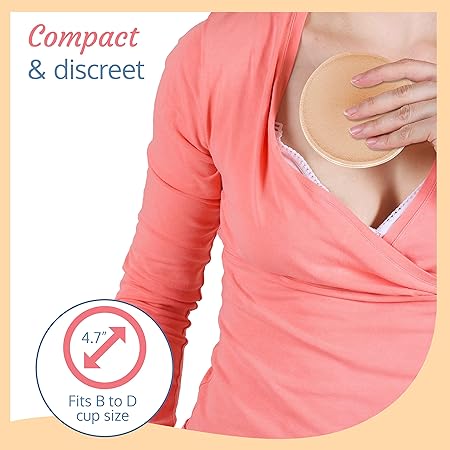 LuvLap Washable Maternity Nursing Breast Pads, 6 Pcs, Reusable, Leak-Proof - View 3 of 6