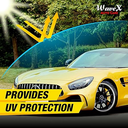 Wavex Carnauba Wax Car Polish (5 L) | Car Wax That Provides Deep Wet Shine | Car Wax Polish for Car Paint, Headlights &amp; Chrome Components | Includes 2 Pc Microfiber &amp; 2 pc Foam Applicator - View 2 of 4