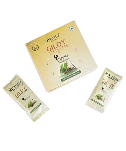 Amrita Naturals Giloy Herbal Tea Bags - Immunity-Boosting Elixir in a Pack 15 bag (FROM INDIA)SAB - View 3 of 3
