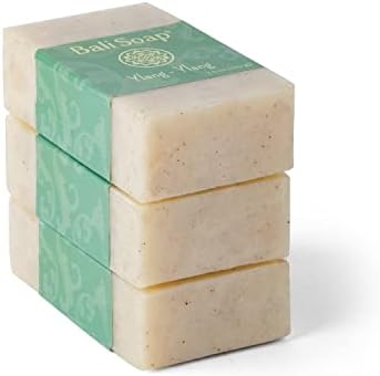 Bali Soap - Ylang-Ylang Natural Soap - Bar Soap for Men &amp; Women - Bath, Body and Face Soap - Vegan, Handmade, Exfoliating Soap - 3 Pack, 3.5 Oz each FROM DUBAI (SAM) - View 3 of 3