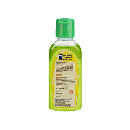 Parampara Ayurved Sukesh Hair Oil - Reduces Hair Loss, Supports Hair Growth, Lavender, Kanaka, Nirgundi, Jaba Phool, Bhringaraj, 100 ml (FROM INDIA)SAB - View 2 of 3