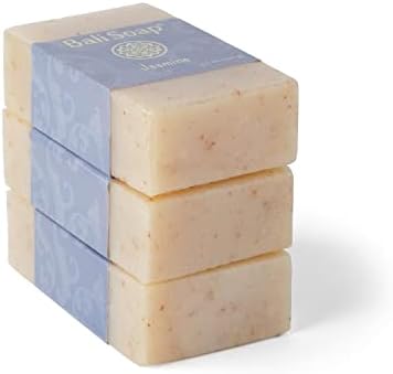 Bali Soap - Jasmine Natural Soap - Bar Soap for Men &amp; Women - Bath, Body and Face Soap - Vegan, Handmade, Exfoliating Soap - 3 Pack, 3.5 Oz each  FROM DUBAI (SAM) - View 3 of 4