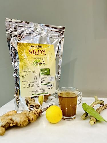 Amrita Naturals Giloy Herbal Tea Improves Metabolism &amp; Reduces Waist (1 Kg) (FROM INDIA)SAB - View 2 of 3