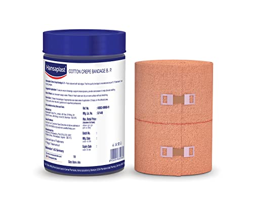 Hansaplast Soft Cotton Pain Relief Crepe Bandage Pack of 1 (8CMx4MTR) - Shop at Colombo Mall